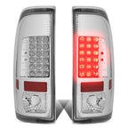 97-07 Ford F-150 F-250 F-350 F-450 F-550 LED Tail Lights Chrome