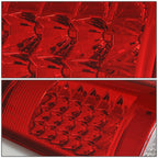 08-16 Ford F-250/F-350/F-450/F-550 Super Duty LED Tail Lights Chrome