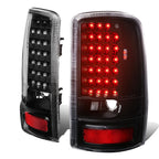 2000-2006 Chevrolet Tahoe Suburban GMC Yukon LED Tail Lights Black
