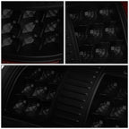 07-14 GMC Sierra LED Tail Lights Black Smoke