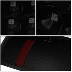 07-14 GMC Sierra LED Tail Lights Black Smoke