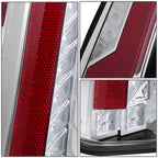 07-14 Chevrolet Tahoe / GMC Yukon Full LED Tail Lights Chrome Clear