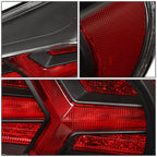 13-17 Subaru BRZ Black Housing Clear Lens Red Signal Tail Lights