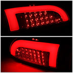 2005-2015 Toyota Tacoma L-Bar Style 3D LED Tail Lights Chrome/Red