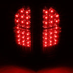 2005-2015 Toyota Tacoma LED Tail Lights - Chrome Red
