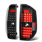 14-18 Toyota Tundra Full LED Tail Lights Black/Clear