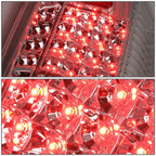 2014-2018 Toyota Tundra Full LED Tail Lights - Chrome/Clear