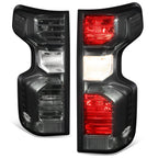 2019-2024 Chevrolet Silverado 1500 LED Tail Lights - Black Smoke