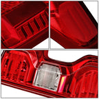 2019-2024 Chevrolet Silverado 1500 LED Tail Lights - Red