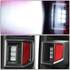 2019-2024 Chevrolet Silverado 1500 LED Tail Lights Clear Lens