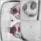 04-12 Chevrolet Colorado / GMC Canyon Chrome Clear Tail Lights