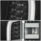 15-22 Chevrolet Colorado Black LED Tail Lights - Clear Lens