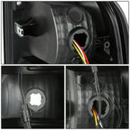 15-22 Chevrolet Colorado Black LED Tail Lights - Clear Lens