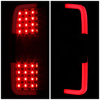 2015-2022 Chevrolet Colorado Black LED Tail Lights Red Clear Lens