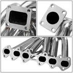 93-98 Toyota Supra Turbo Manifold T4 Flange Stainless Steel