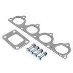 Honda B-Series Top-Mount Turbo Manifold T3 Flange Stainless Steel