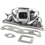 89-98 Nissan 240SX S13/S14 CA18 Top Mount Turbo Manifold Stainless Steel