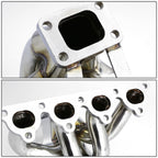 Honda D-Series Turbo Manifold - Stainless Steel T25/28 Flange