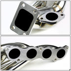 Honda K20 K-Series Side Mount Turbo Manifold T3 Flange Stainless Steel