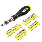 51-Piece Magnetic Screwdriver Bit Tool Set - Black/Yellow