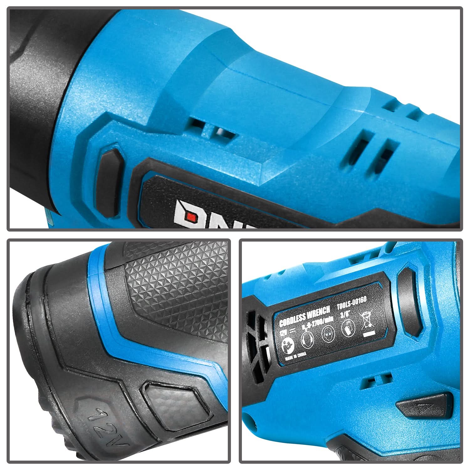 12V Cordless Wrench - Blue