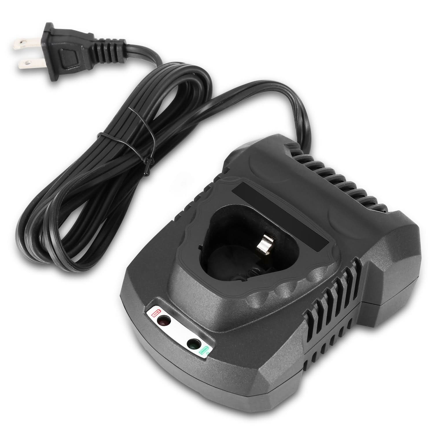 12V Battery Charger - Base Type - Black