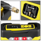 Portable Air Compressor & Inflator with Car Charger - Yellow