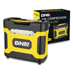 Portable Air Compressor & Inflator with Car Charger - Yellow