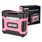 Portable Air Compressor Inflator with Car Charger - Pink