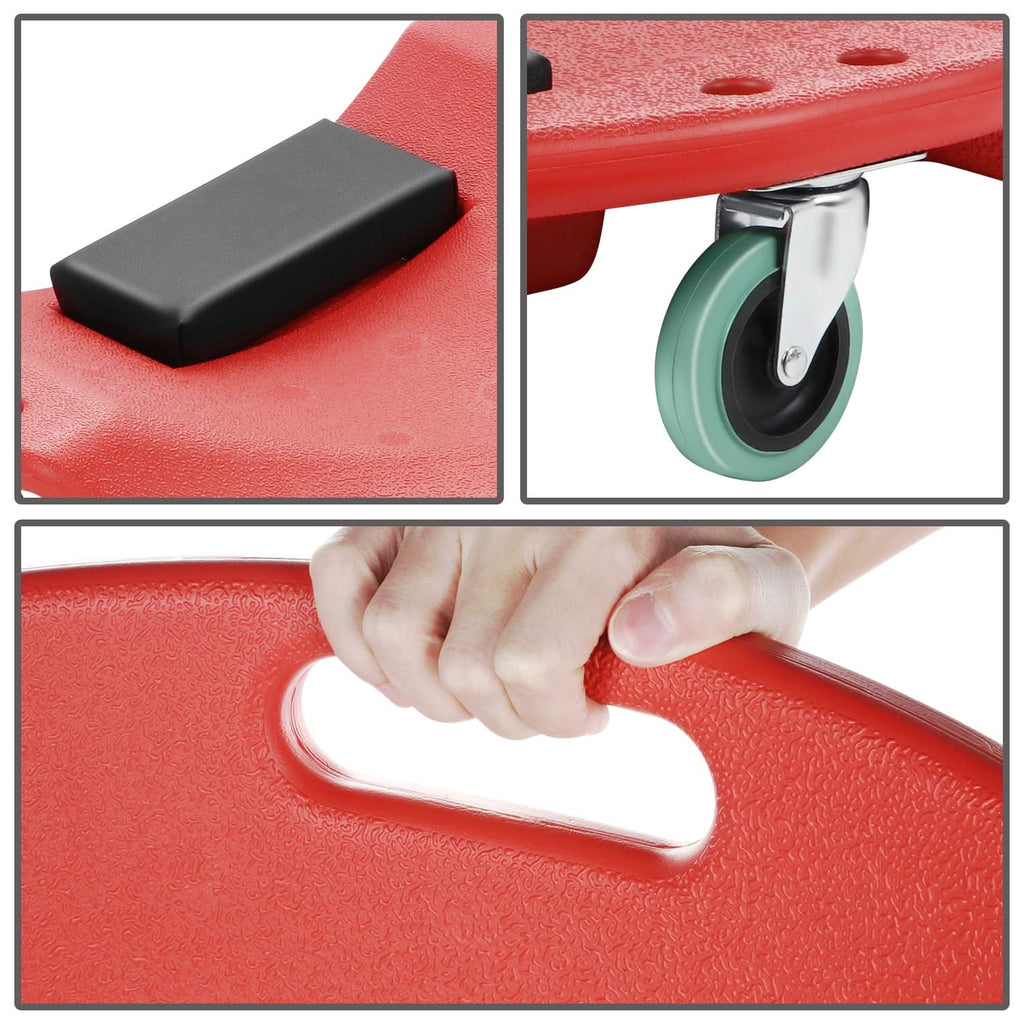 48 Inch Red Automotive Creepers