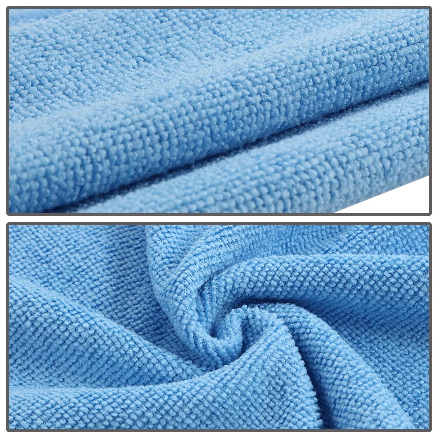 Cleaning Towel 48 Piece Set - Microfiber Auto Detailing Cloths
