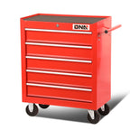 5 Drawer Plastic Roller Cabinet Tool Storage