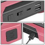 12V 1500A 15000mAh Jump Starter - Pink