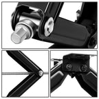 RV Scissor Jack Kit 2-Piece 24" 5000LBS Stabilizing Polyurethane