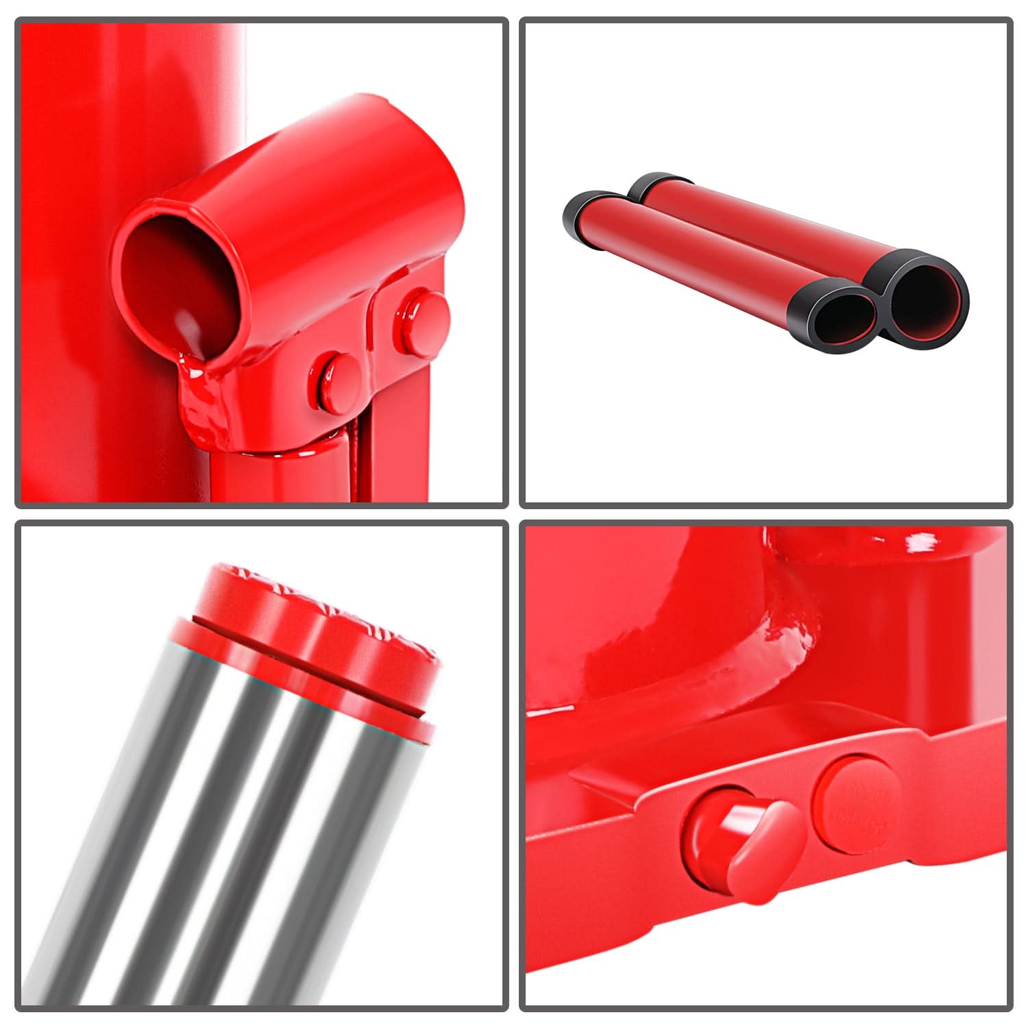20 Ton Welded Bottle Jack - Red