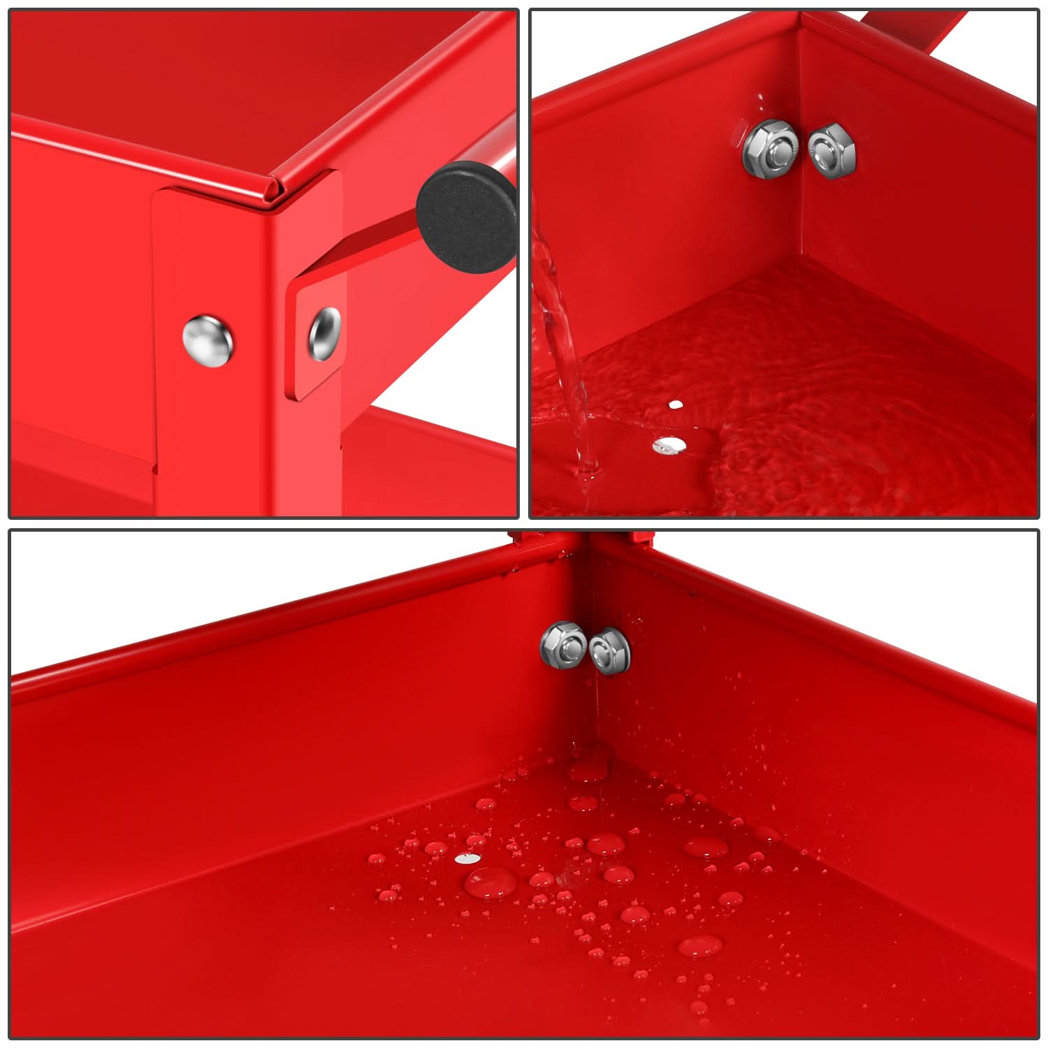 Professional 3 Level Tool Trolley - 150KG Max Load Capacity