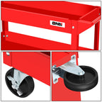 3 Level Tool Trolley with 100KG Max Load Capacity