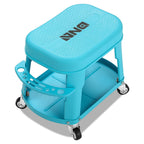 Rolling Car Stool - Blue
