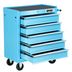 5 Drawer Rolling Tool Cabinet with Plastic Construction