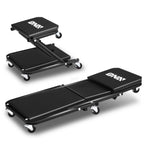 2 in 1 Car Creeper and Seat - 36 Inch Black