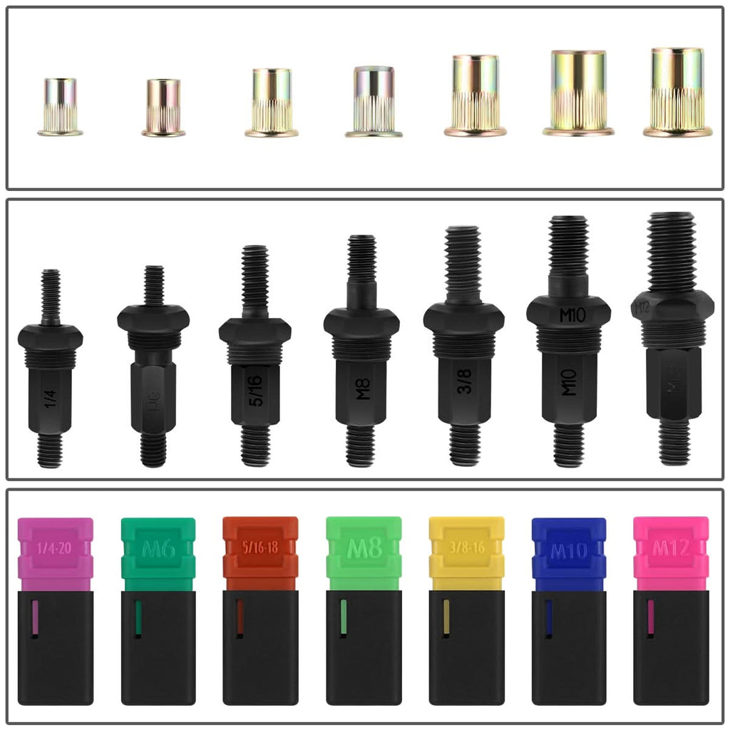 12" Hand Rivet Set - Automotive Riveting Tool