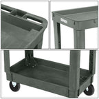 Small Tray Top Cleaning Service Cart (2 Layers)
