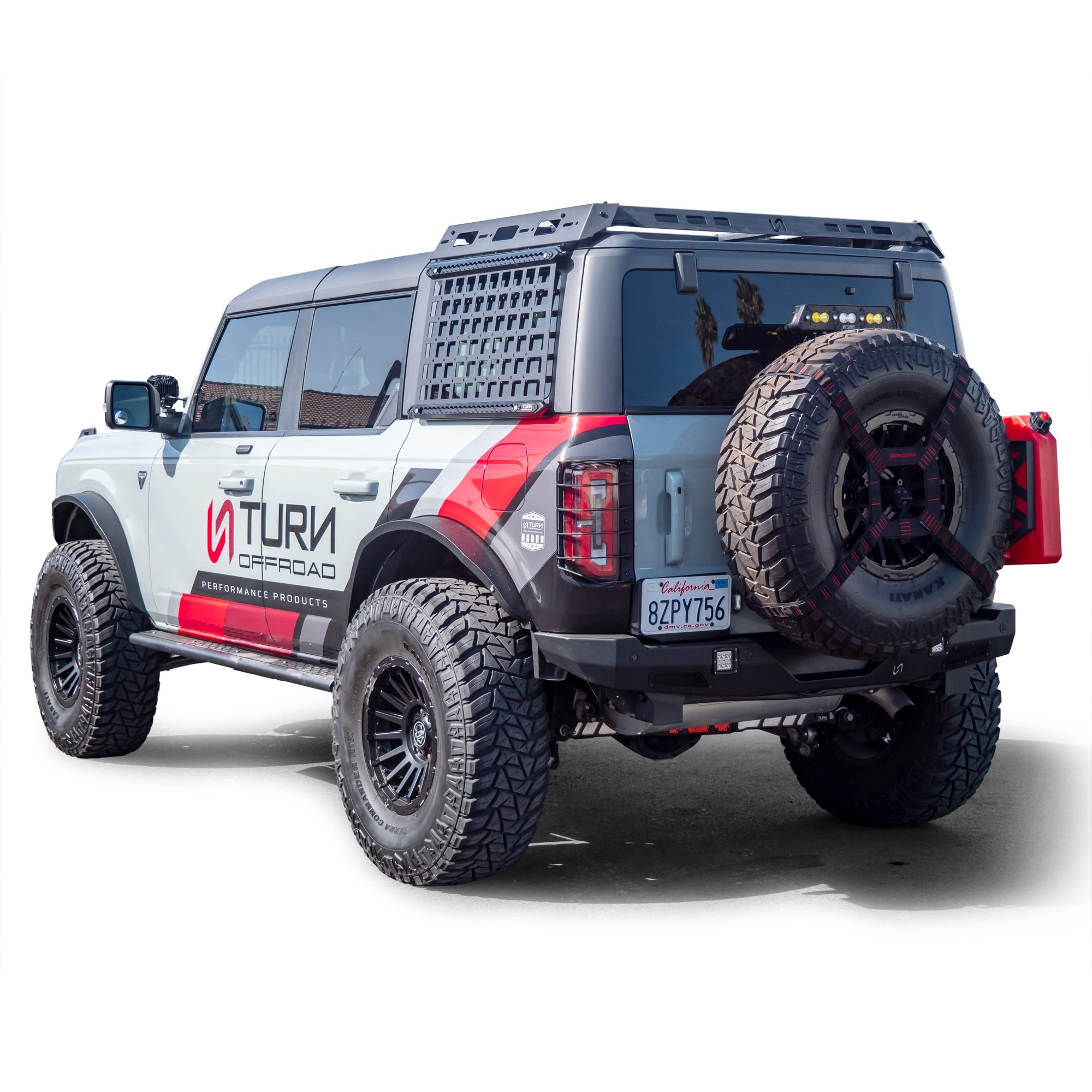 Turn Offroad Side MOLLE Panels for 2021+ Ford Bronco 4-Door Hard Top