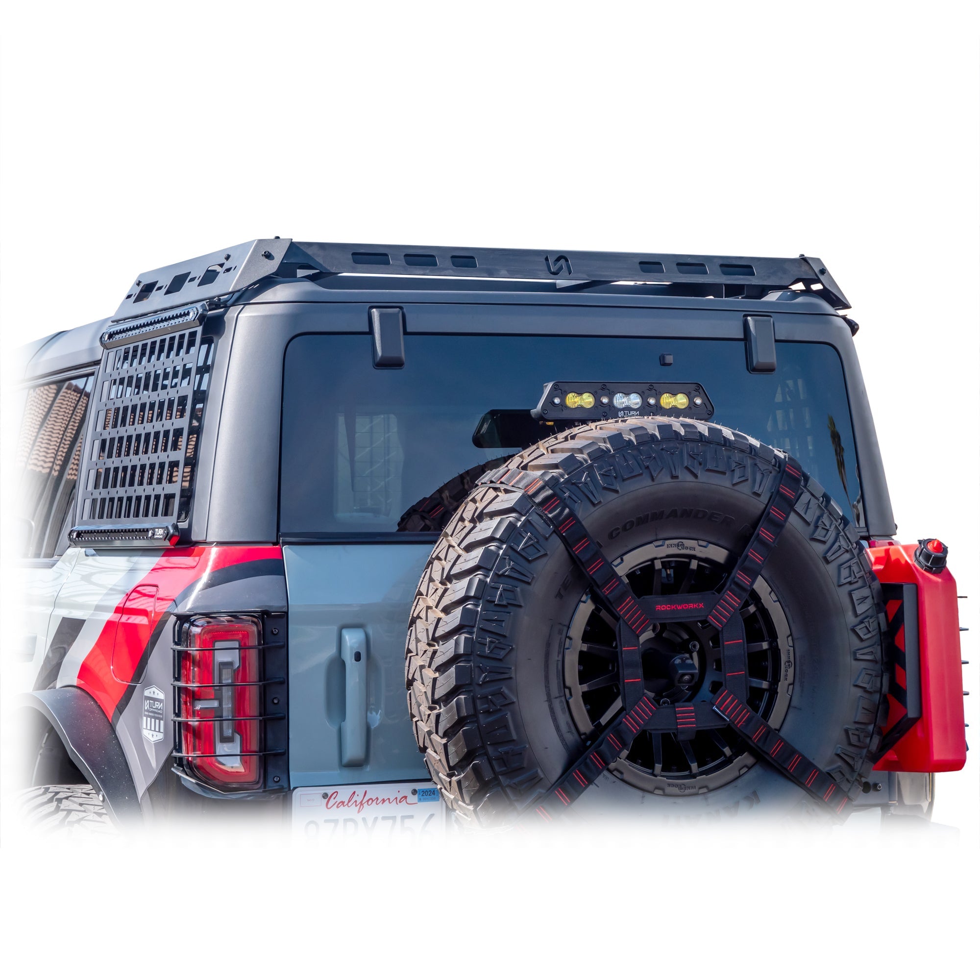 Turn Offroad Side MOLLE Panels for 2021+ Ford Bronco 4-Door Hard Top