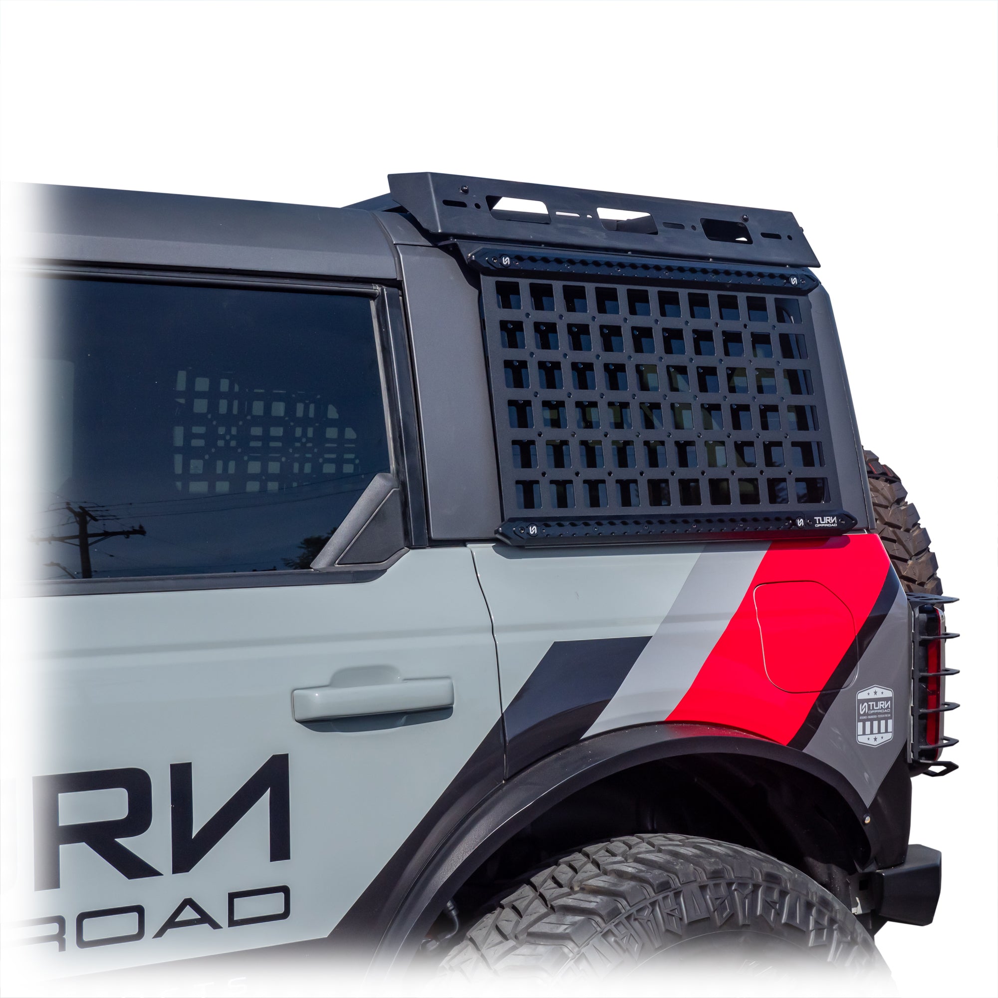 Turn Offroad Side MOLLE Panels for 2021+ Ford Bronco 4-Door Hard Top