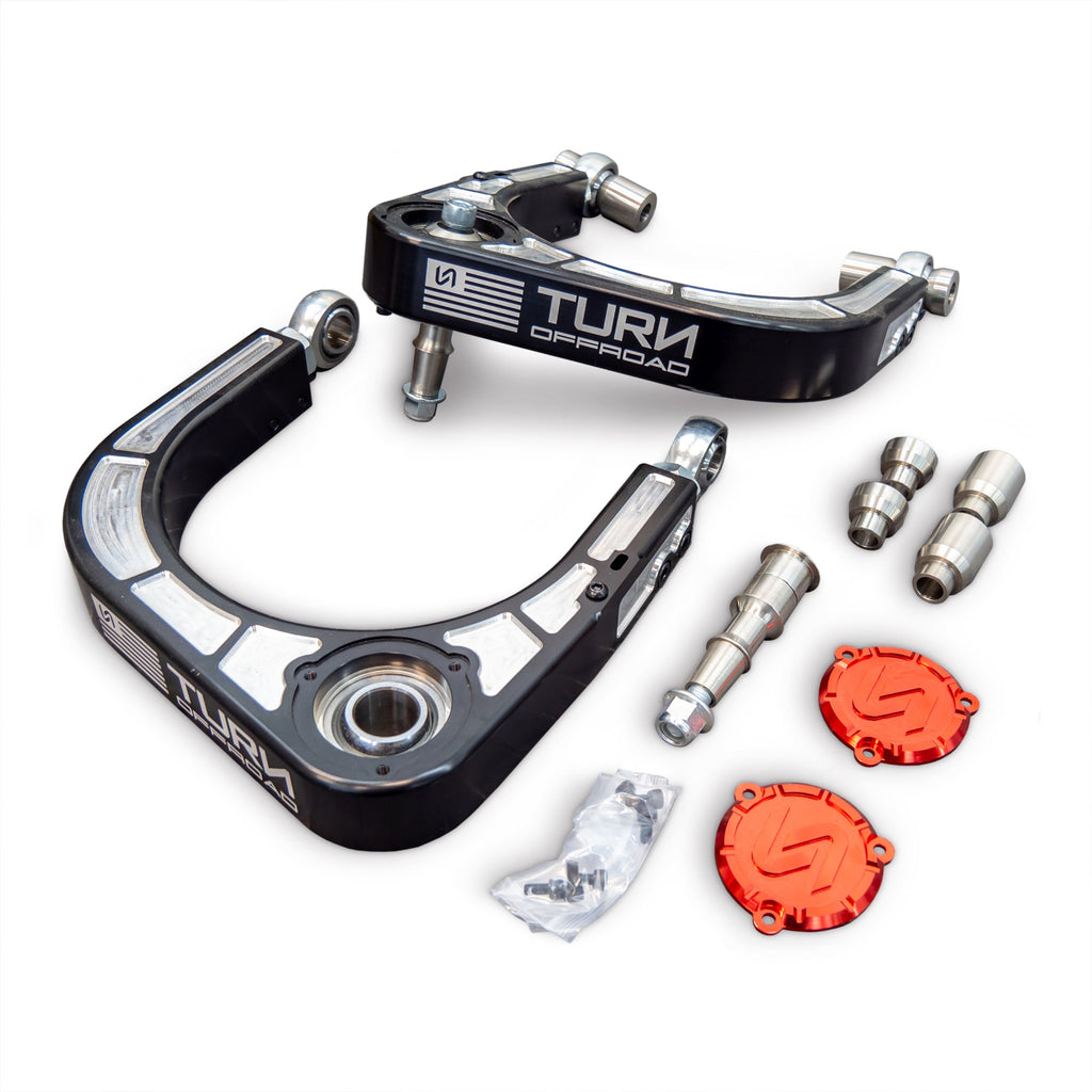 Turn Offroad 2021+ Ford Bronco Billet Upper Control Arms - Pair