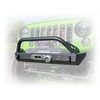 Turn Offroad Jeep JK/JL/JT Stubby Front Bumper | High-Clearance, Winch-Ready | 2007-2025