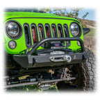 Turn Offroad Jeep JK/JL/JT Stubby Front Bumper | High-Clearance, Winch-Ready | 2007-2025