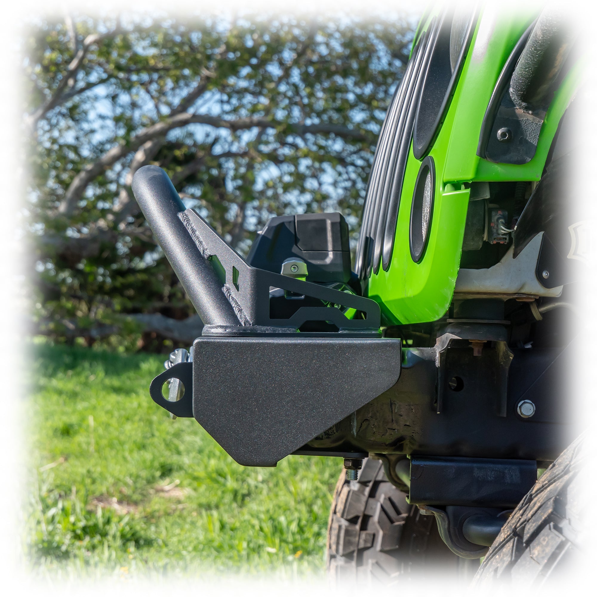 Turn Offroad Jeep JK/JL/JT Stubby Front Bumper | High-Clearance, Winch-Ready | 2007-2025