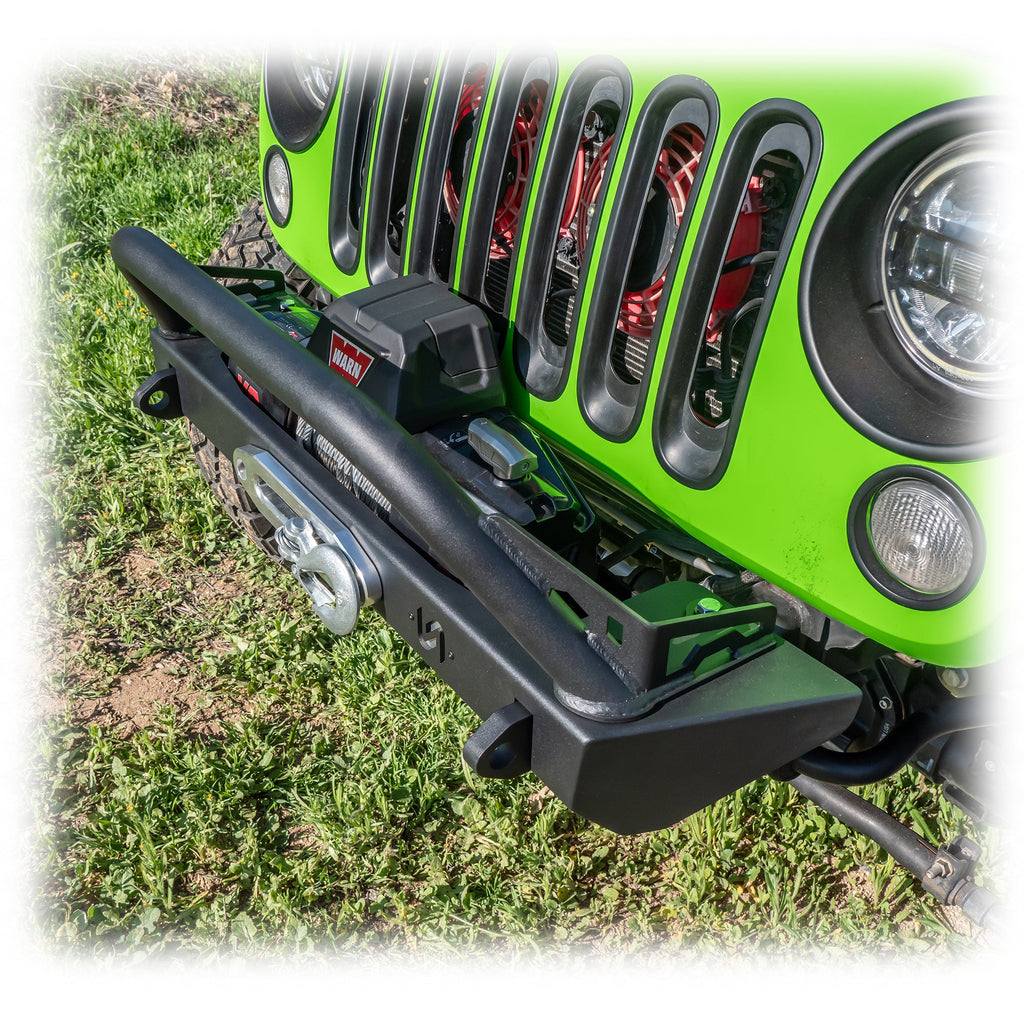 Turn Offroad Jeep JK/JL/JT Stubby Front Bumper | High-Clearance, Winch-Ready | 2007-2025
